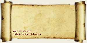 Jovana Poštić vizit kartica